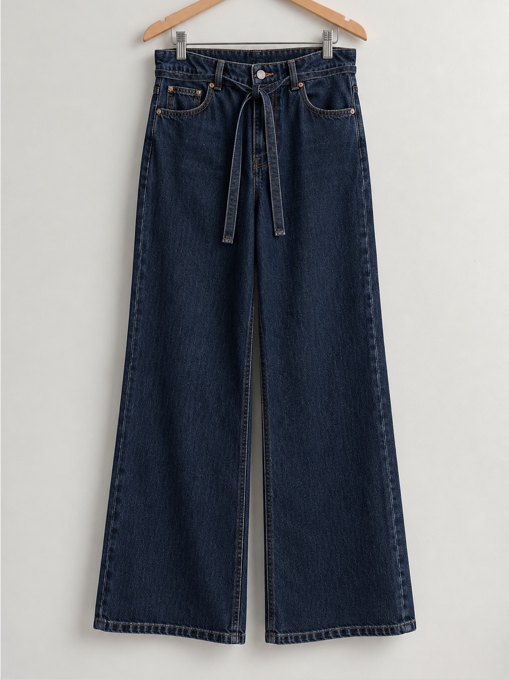 👖 Buffalo David Bitton Bree Wide Leg Belted Jeans – Size 8 NWT